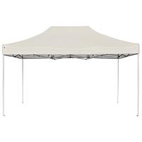 Partytent professioneel inklapbaar 4,5x3 m aluminium crme - thumbnail