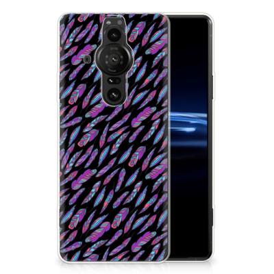 Sony Xperia Pro-I | TPU bumper | Feathers Color Sony Xperia Pro-I | TPU bumper | Feathers Color