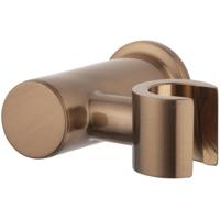Wiesbaden Wandhanddouchehouder - Kantelbaar - Geborsteld Brons Koper - thumbnail