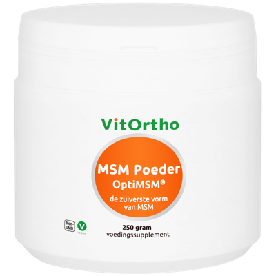 VitOrtho MSM poeder optimsm 250 Gram VitOrtho MSM poeder optimsm 250 Gram