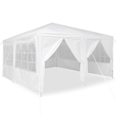 Partytent met 8 Zijwanden - Wit - 4 x 4 m - PE