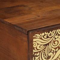 Salontafel Honingbruin 100 x 54 x 40 cm massief mangohout - thumbnail