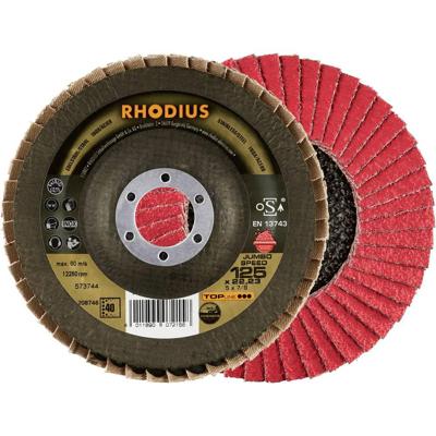 Rhodius 211313 JUMBO SPEED PACK Lamellenschijf Diameter 125 mm Boordiameter 22.23 mm 5 stuk(s) Rhodius 211313 JUMBO SPEED PACK Lamellenschijf Diameter 125 mm Boordiameter 22.23 mm 5 stuk(s)