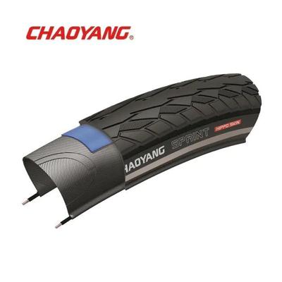 CHAOYANG 28x1 5/8x1 3/8 (37-622) sprint zwart reflex draad met 1.5 mm kevlar-floc anti-lek w211184