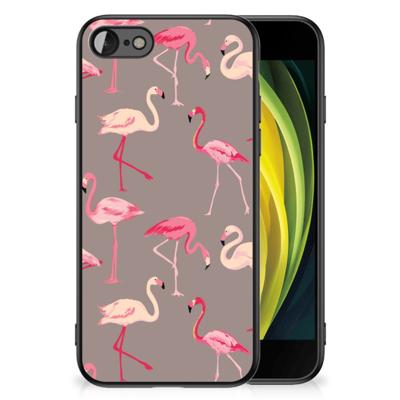 iPhone SE 2022 | SE 2020 | 7/8 Dierenprint Telefoonhoesje Flamingo iPhone SE 2022 | SE 2020 | 7/8 Dierenprint Telefoonhoesje Flamingo