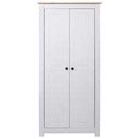 Kledingkast Panama Range 80x50x171,5 cm massief grenenhout wit - thumbnail