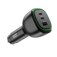 Alogic Rapid Power 3-poorts autolader (165W) - Black - thumbnail