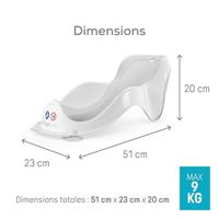 Badzitje Fit ANGELCARE grijs - thumbnail