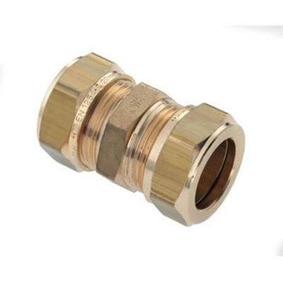 Bonfix knelkoppeling - Rechte koppeling - 54x54mm - Messing