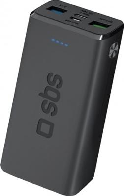 SBS Multipoort Powerbank SBS 10.000 mAh 18 Watt