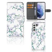 Samsung Galaxy S22 Uniek Hoesje Blossom White - thumbnail
