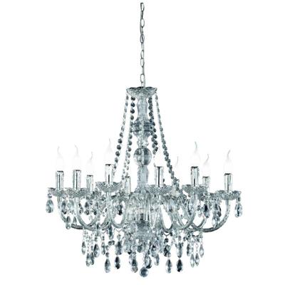 Trio KroonluchterLuster Crystal 77cm 10-lichts met kristal - R1170-00