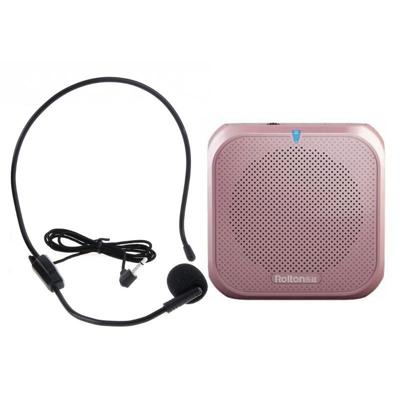 Rolton K400 Mini Audio Speaker Megafoon Voice Versterker Ondersteuning FM Radio TF MP3(Rose Gold)