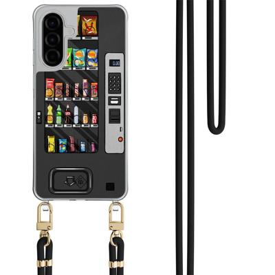 Samsung Galaxy A26 hoesje met zwart koord - Snoepautomaat Samsung Galaxy A26 hoesje met zwart koord - Snoepautomaat