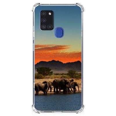 Samsung Galaxy A21s Case Anti-shock Olifanten Samsung Galaxy A21s Case Anti-shock Olifanten