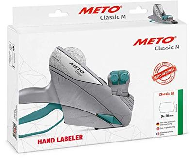 METO Prijsapparaat Classic M Aantal drukregels: 2 Grijs
