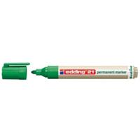 Edding edding 21 permanent marker EcoLine 4-21004 Permanent marker Groen Watervast: Ja - thumbnail