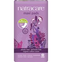 Natracare Maxi Pads Regular Maandverband 14st - thumbnail