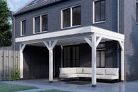Trendhout Aanbouwveranda Ancona 500x330 cm - plat dak- - Hout- Trendhout - thumbnail