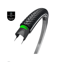 3M Wolff traveller (m anti-leklaag), zwart met reflectie, 28x1 5/8x1 3/8, etrto 37-622 - thumbnail