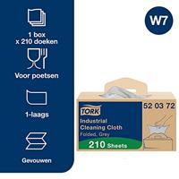 Tork Poetsdoek | ca. L110xB338 | wit | 1 laags, zonder reliëf | 1 stuk - 520372 520372 - thumbnail