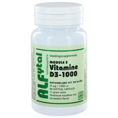 Alfytal Vitamine D3-1000 90 Softgels