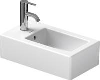 Duravit Vero fontein 25x45 cm met overloop Wit - thumbnail