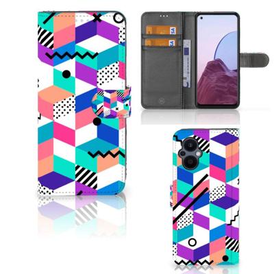 OPPO Reno 8 Lite | OnePlus Nord N20 | Book Case | Blokken Kleurrijk