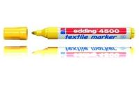 Textielmarker edding 4500 rond 2-3mm geel - thumbnail
