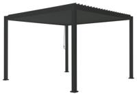 Patio Cover vierkant M Rota Gazebo 300x300 h250cm Matt royal grey overkapping pergola Suns - Suns - thumbnail