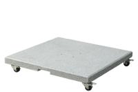 Platinum | Parasolvoet Salerno Graniet met Wielen | 90 kg - thumbnail