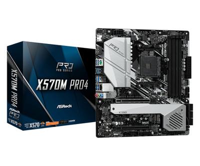 Asrock X570M Pro4 Socket AM4 micro ATX AMD X570