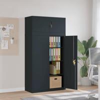 Archiefkast 90x40x180 cm staal antracietkleurig - thumbnail