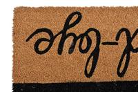 Deurmat DKD Home Decor Zwart Bruin Rubber (75 x 45 x 1,5 cm) (2 Stuks) - thumbnail