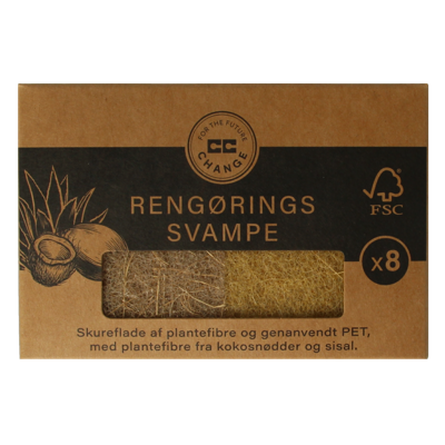 CC Hansen Kleine schuursponsjes plantenvezels uit kokosnoot 8 Stuks CC Hansen Kleine schuursponsjes plantenvezels uit kokosnoot 8 Stuks