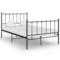 Bedframe metaal zwart 120x200 cm - thumbnail