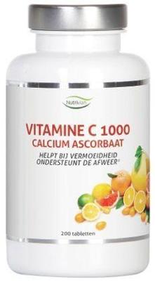 Nutrivian Vitamine C 1000 Calcium Ascorbaat Tabletten