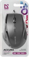 MOUSE DEFENDER ACCURA MM-362 CZARNA OPTICAL 1600DPI 6P - thumbnail