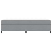 Boxspring bed Lichtgrijs en zwart 90 x 190 cm - thumbnail