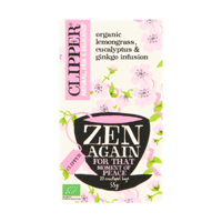 Clipper Zen Again Organic Lemongrass, Eucaluptus & Ginkgo Infusion 20 Stuks 35 g bij Jumbo - thumbnail