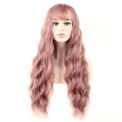 Fluffy lang krullend haar mix dames pruiken Fluffy lang krullend haar mix dames pruiken