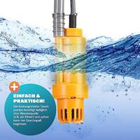 Camping douche met dompelpomp - thumbnail