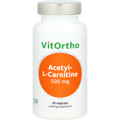 VitOrtho Acetyl-L-Carnitine 500mg 60 Vegetarische capsules