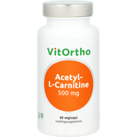 VitOrtho Acetyl-L-Carnitine 500mg 60 Vegetarische capsules - thumbnail