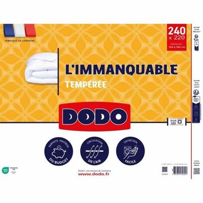 DODO - 250G/m² gematigd dekbed - HET ONMISBARE - 220 x 240 cm - Wit