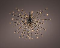 LED verlichting poolster flash buiten 45cm-72L zwart klassiek warm Lumineo - Lumineo - thumbnail