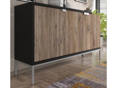 Dressoir TOLOKA 3 deuren flagstaff eik Dressoir TOLOKA 3 deuren flagstaff eik