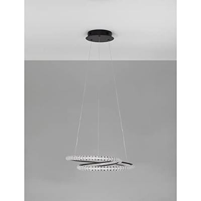 Lyora Design hanglampGinevra zwart Ø 48cm - 9748165 - thumbnail