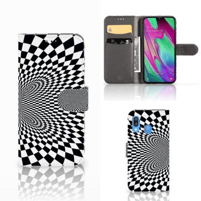 Samsung Galaxy A40 | Book Case | Illusie Samsung Galaxy A40 | Book Case | Illusie