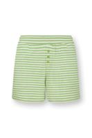 Pip Studio Bobi Korte Broek Little Sumo Stripe Groen XS - thumbnail